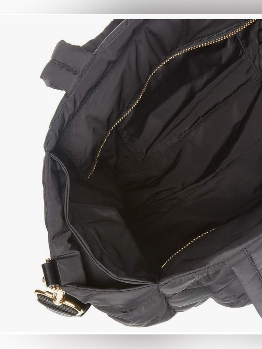 Marc Jacobs Marc Crosby Nylon Quilted Diaper Bag in black - Picture 3 of 5